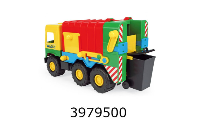 Автомобіль Middle truck Сміттєвоз 2 кольори 40см Wader (5) 39224