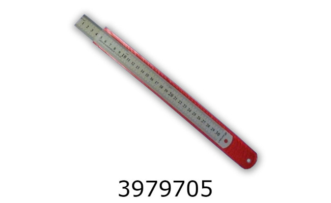 Лінійка металева 30см SS30 (12/300) 715467B
