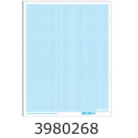 Папір міліметровий А4 20 арк. в п/п пакеті Графіка (МК4101) (90) МК4120Е