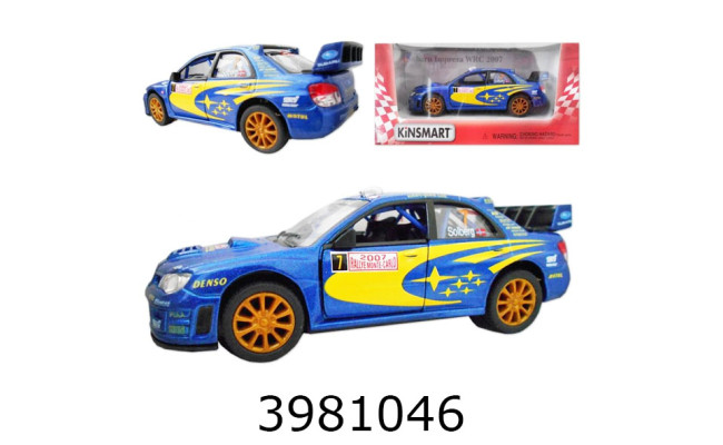 Машинка метал. Kinsmart Subaru Impreza (24/96) 5328W
