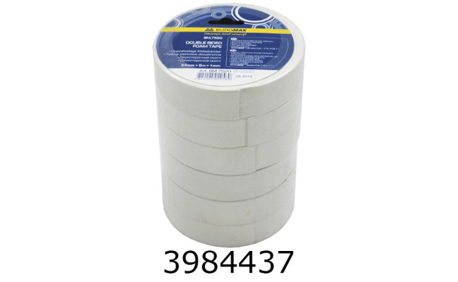 Скотч 24*2м двосторонній Buromax на пінній основі (144) BM.7520