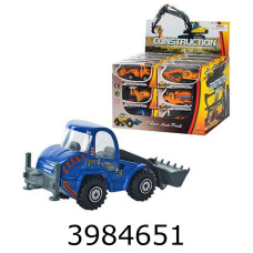 Машинка метал. в коробці Будтехніка 12 видів 9см  (24/144//288) PT603