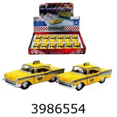 Машинка метал. Kinsmart Chevrolet Bel Air Taxi (24/96) 5360W
