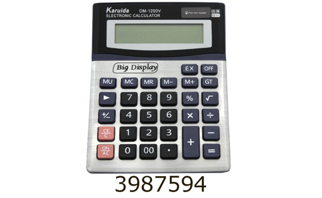 Калькулятор 1200 12 розрядів (45/90) DM-1200V