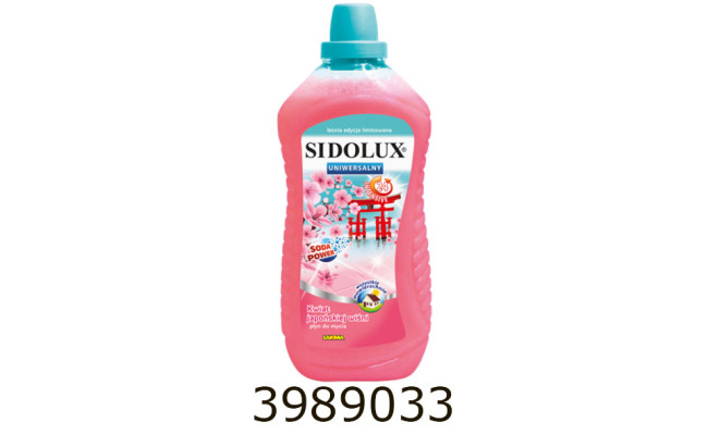 М/засіб універсальний для чищення японська вишня 1л (12) (SIDOLUX) 30423-1
