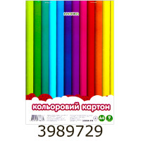 Картон кольоровий А4 9 арк. Кнопка (30) 55004-KN У Картон кольоровий А4 9 арк. Кнопка (30) 55004-KN У