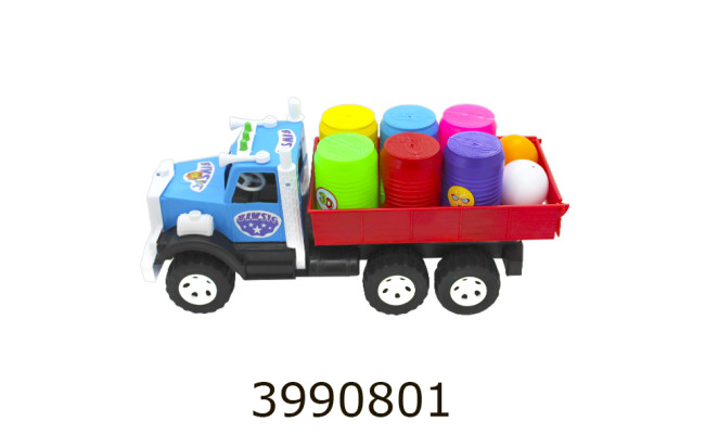 Автомобіль Фарго вантажівка з бочками Bamsic (3) 3685