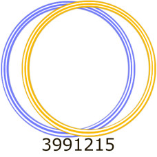 Обруч Зебра 220см. (10) Bamsic 0175