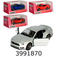 Машинка метал. Ford Mustang GT Kinsmart (24/96) 5386W Машинка метал. Ford Mustang GT Kinsmart (24/96) 5386W