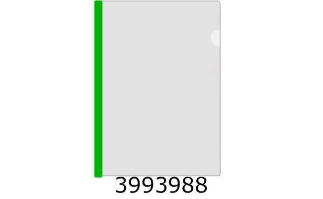 Папка з планкою-затиском пластик А4 Economix 10мм 2-65 арк. зелена (5) E31205-04