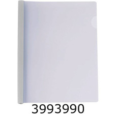 Папка з планкою-затиском пластик А4 Economix 10мм 2-65 арк. біла (5) E31205-14