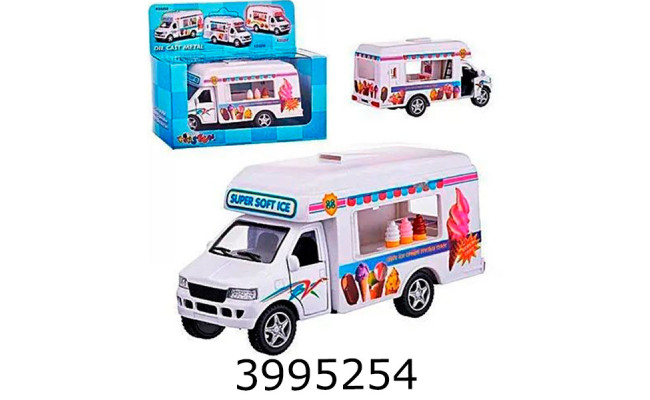 Машинка метал. Kinsfun (Kinsmart) Ice-cream Truck 5