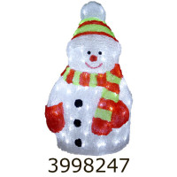 Світлодіодна фігура Сніговик 91739-PN 50*30*22см ПІОНЕR (4) 91739-PN