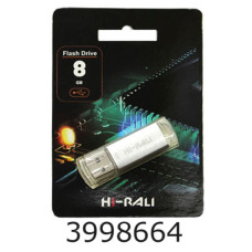 Flash USB 8Gb Rocket 2.0 silver Hi-Rali