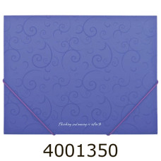 Папка на гумках пластик А4 BAROCCO фіолетовий (20) BM.3914-07