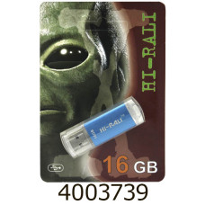 Flash USB 16Gb Rocket 2.0 Blue Hi-Rali