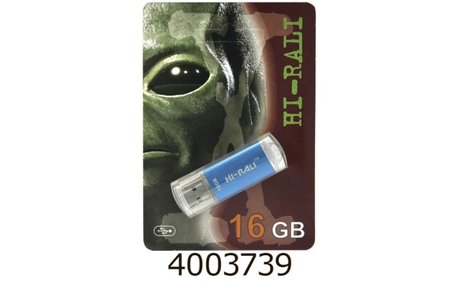 Flash USB 16Gb Rocket 2.0 Blue Hi-Rali