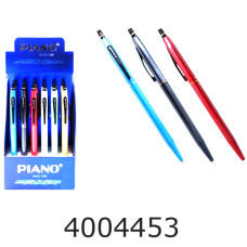 Ручка масл. авт. Piano синя 0.5мм PS-008 (24) 729386В