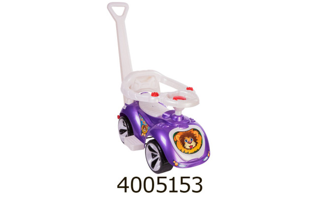 Автомобіль каталка Лапка + ручка бузкова Орiон 809 Ф