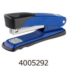 Степлер №24 Buromax метал. (скоби № 24 26)  до 25 арк синій (12). BM.4256-02