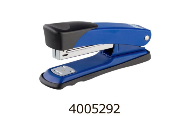 Степлер №24 Buromax метал. (скоби № 24 26)  до 25 арк синій (12). BM.4256-02