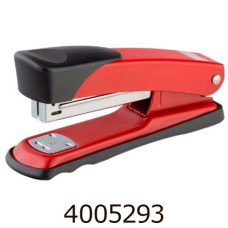 Степлер №24 Buromax метал. (скоби № 24 26)  до 25 арк червоний (12). BM.4256-05