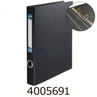 Папка А4 4 кільця картон Buromax 40мм чорна (24) BM.3106-01 Папка А4 4 кільця картон Buromax 40мм чорна (24) BM.3106-01
