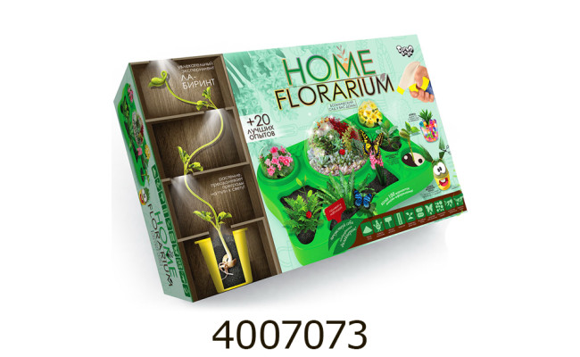Набір для дит. творч. Вирощування рослин укр. Danko toys + (5) HFL-01-01U