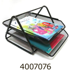 Лоток гориз. збірний 2 відд. метал чорний 