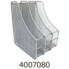 Лоток вертик. збірний 3 відд. метал silver (BJ-3004-3-S (IMG1989-S-3)) (12) 737210В