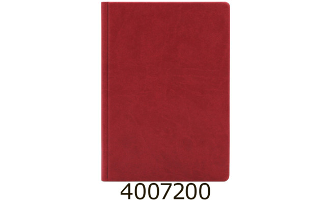 Щоденник А5 недат. Поліграфіст 128 арк. клітинка шт шкіра  бордо 231 06Б