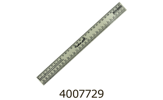 Лінійка пласт. 30см 