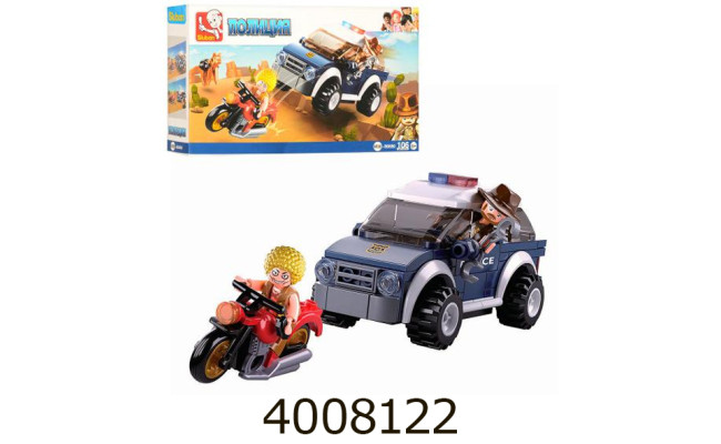 Конструктор Sluban Поліція 106дет (36/72) M38-B0650