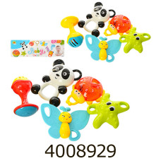 Брязкальце ручне 2 вида 5шт. в кульку від 7см (60/120) 2805