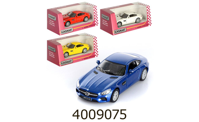 Машинка метал. Kinsmart в коробці Mercedes-AMG GT 4 кольори (24/96) 5388W