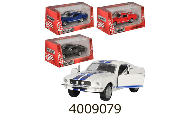 Машинка метал. Kinsmart Ford Shelby GT500 1967 (24/96) 5372W