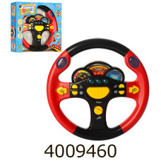 Муз. Руль в коробці 2 кольори укр. правила світлофора 22*20*4см (24/48) 7737 UK