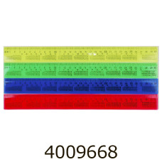 Лінійка пласт. 30см з табл.множ. (16498-30) (12/48) 725226B