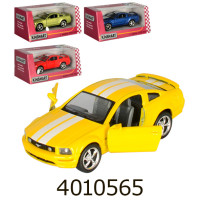Машинка метал. Ford Mustang GT 2006 з полоскою Kinsmart (24/96) 5091WF Машинка метал. Ford Mustang GT 2006 з полоскою Kinsmart (24/96) 5091WF