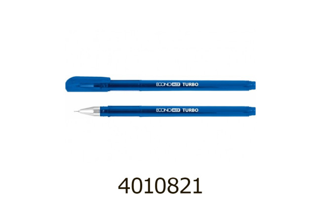 Ручка гелева Economix Turbo синя 0.5 мм (12) E11911-02 н/з