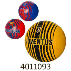Мяч футб. прес-кожа №5 PVC 3 кольори 300-320г. футбольні клуби (30) EN 3212