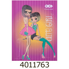 Блокнот А6 64 арк. тв. обкл. кл. 