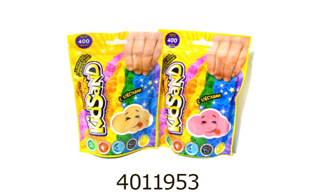 Кінетичний пісок 400г мікс кольорів в кульку Danko toys (18) KS-03-03