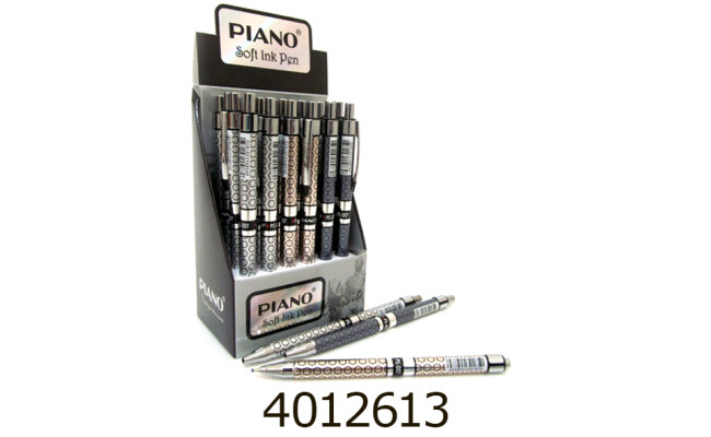 Ручка масл. авт. Piano синя 0.5мм PS-007 (24) 735289В