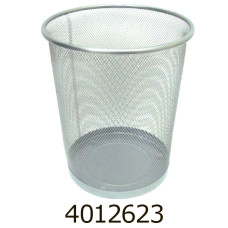 Корзина для паперів метал 26*23см срібло (DSCN2089-S) (5) 737205В