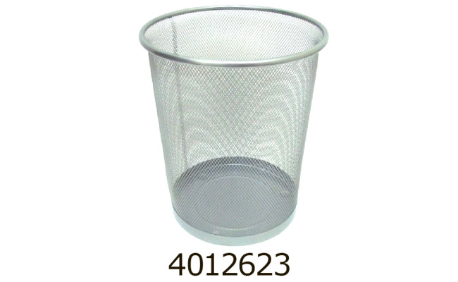 Корзина для паперів метал 26*23см срібло (DSCN2089-S) (5) 737205В