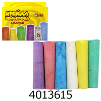 Крейда кольорова 6 шт. кругла Jumbo Tiki (56) 51517-TK У н/з