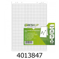 Папір для фліпчарта 64*90см 20арк.Fresh Up клітка FR-20KL