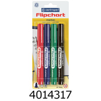Маркер для фліпчартів Centropen набір 4шт. (10) 8550/4/BL Маркер для фліпчартів Centropen набір 4шт. (10) 8550/4/BL