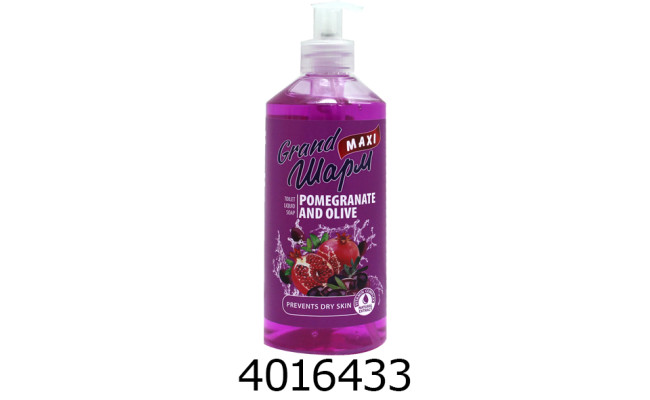 Рідке крем-мило 500мл Grand Шарм Promegranate and olive (20)